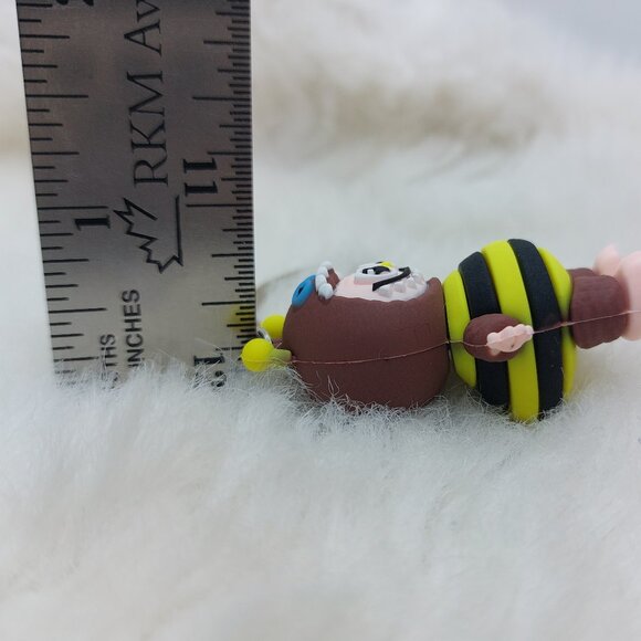 2/$19  Labubu bee outfit brown keychain - Picture 6 of 6
